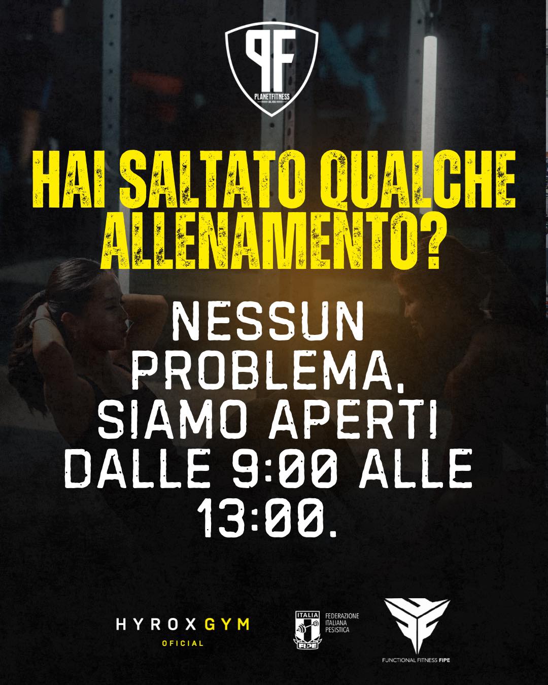 Post Instagram di Planet Fitness Sassari 6
